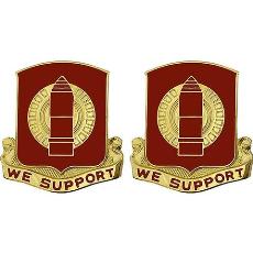 34th Field Artillery Regiment Unit Crest (We Support)